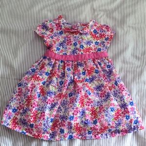 Girl's floral dress by JoJo Maman Bebe 3-6 months